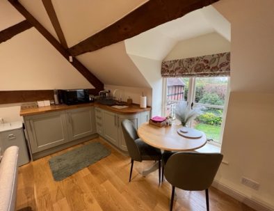 The Hayloft ~ Boutique Accommodation in Shropshire (Dining Area)